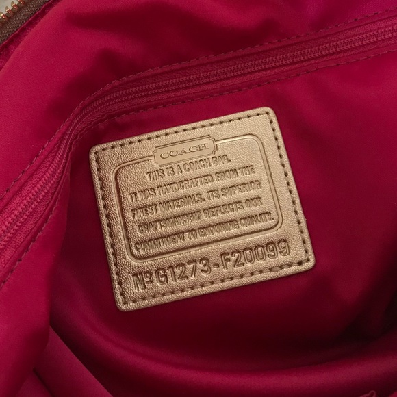 Coach Poppy C Applique Large Handbag. - Picture 8 of 13